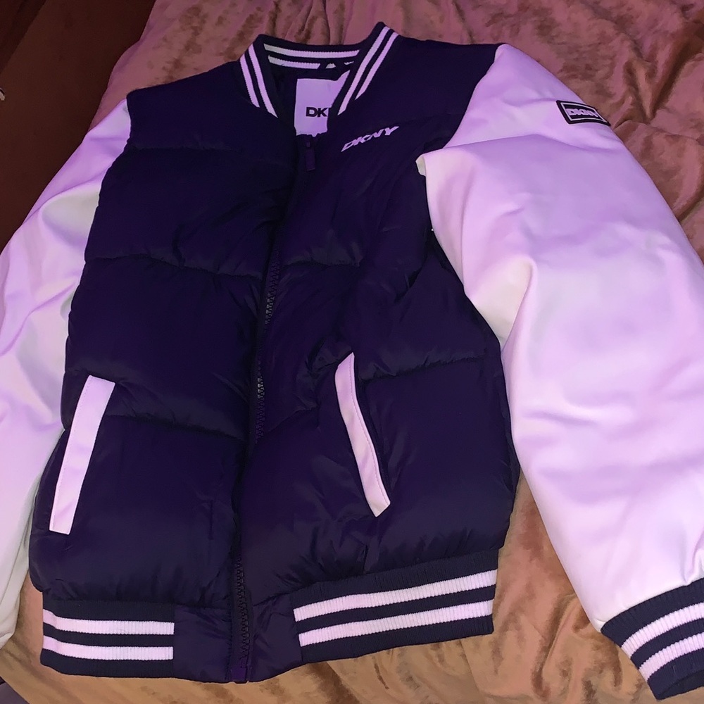 DKNY Insulated Letterman Jacket